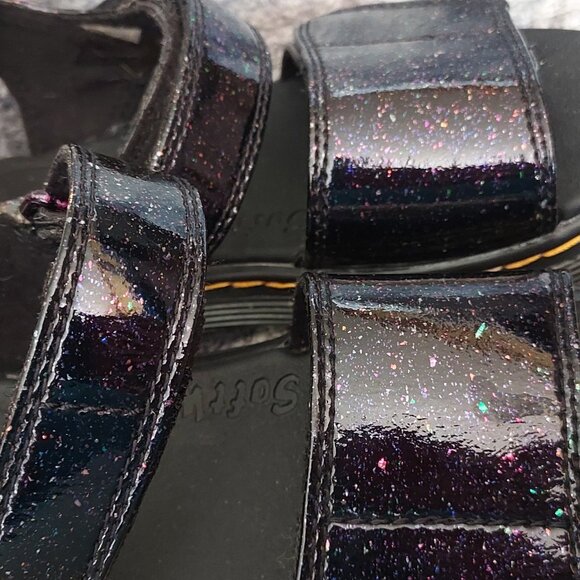 Girls Glitter Dr.Martens sandals Size 2 - Picture 2 of 4